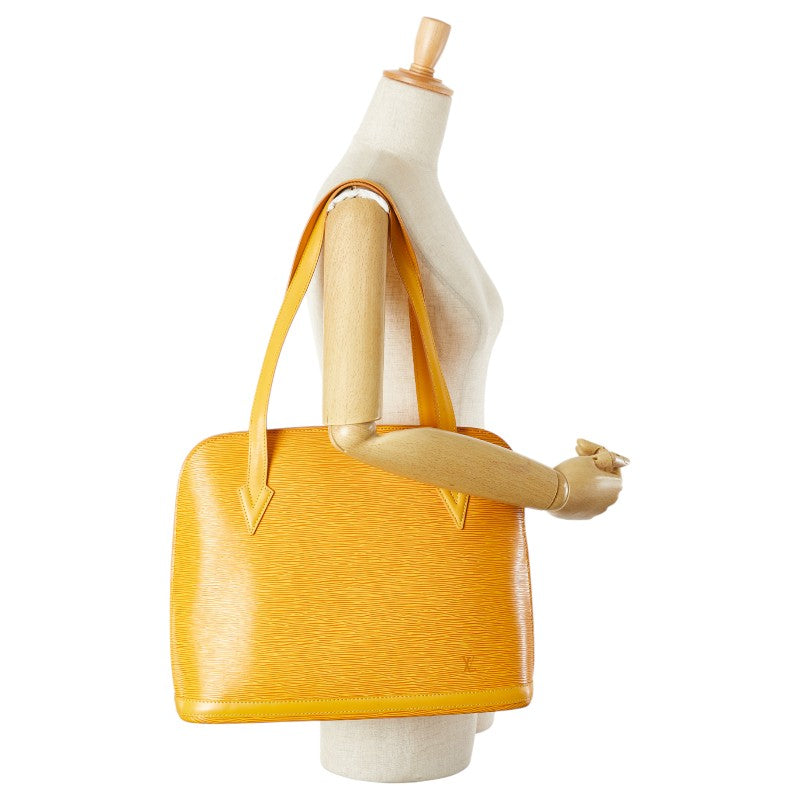 ルイ ヴィトン エピ リュサック ワンショルダーバッグ トートバッグ M52289 タッシリイエロー レザー レディース LOUIS VUITTON 【中古】