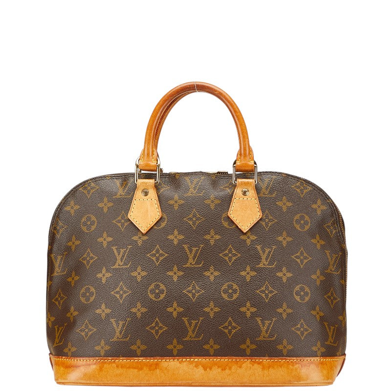ルイ ヴィトン モノグラム アルマPM ハンドバッグ M51130 ブラウン PVC レザー レディース LOUIS VUITTON 【中古】