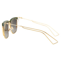 ディオール サングラス ゴールド グリーン プラスチック メッキ レディース Dior 【中古】