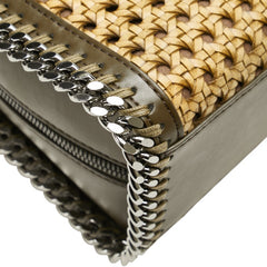 ステラマッカートニー ファラベラボックス ハンドバッグ チェーン ショルダーバッグ カーキ グリーン レザー レディース Stella McCartney 【中古】