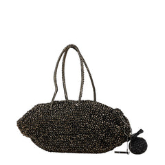 アンテプリマ ワイヤーバッグ ハンドバッグ ブラック ゴールド PVC レディース ANTEPRIMA 【中古】