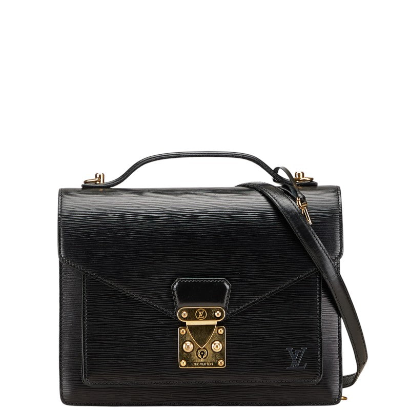 ルイ ヴィトン エピ モンソー ハンドバッグ ショルダーバッグ 2WAY M52792 ノワール ブラック レザー レディース LOUIS VUITTON 【中古】
