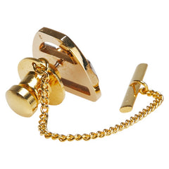 セリーヌ マカダム タイピン タイタック ゴールド メッキ メンズ CELINE 【中古】