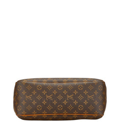 ルイ ヴィトン モノグラム ドーヴィル ハンドバッグ M47270 ブラウン PVC レザー レディース LOUIS VUITTON 【中古】