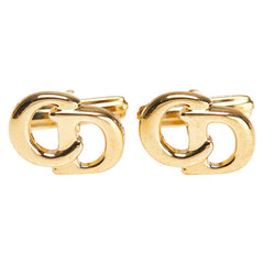 ディオール CDロゴ カフス ゴールド メッキ メンズ Dior 【中古】