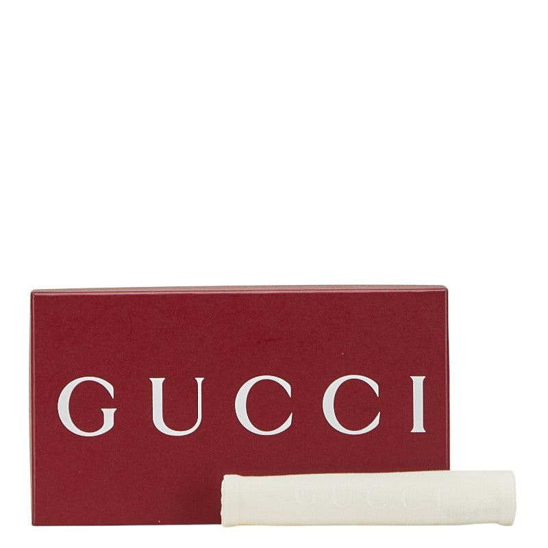 グッチ アニマリエ 蜂 ハチ bee ラウンドファスナー 長財布 523667 ブラック レザー メンズ GUCCI 【中古】