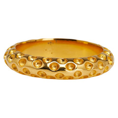 エルメス ドット モチーフ スカーフリング ゴールド メッキ レディース HERMES 【中古】