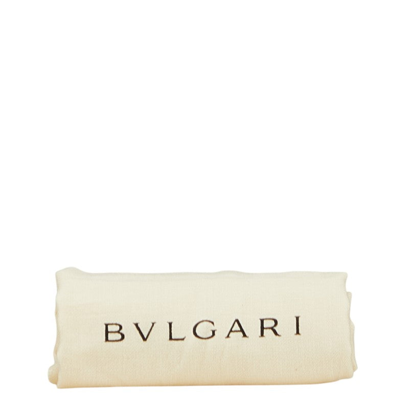 ブルガリ ロゴ ショルダーバッグ ハンドバッグ 2WAY ブラウン レザー レディース BVLGARI 【中古】