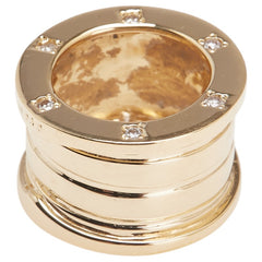 K18YG イエローゴールド ホイール ローラー ペンダントトップ レディース 【中古】