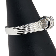 Pt900 プラチナ ダイヤ0.20ct リング 指輪 レディース 12号 【中古】