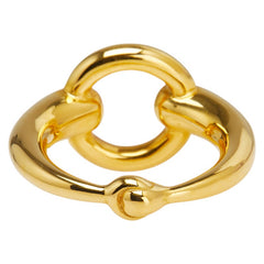 エルメス モー スカーフリング ゴールド メッキ レディース HERMES 【中古】