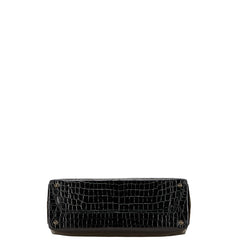 サルヴァトーレフェラガモ ヴァラ 型押し ハンドバッグ トートバッグ ブラック レザー レディース Salvatore Ferragamo 【中古】