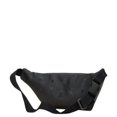 エム シー エム ヴィセトス ロゴグラム ボディバッグ ブラック PVC レザー レディース MCM 【中古】