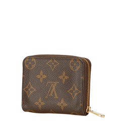 ルイ ヴィトン モノグラム ジッピー コインパース コインケース 小銭入れ M60067 ブラウン PVC レザー レディース LOUIS VUITTON 【中古】