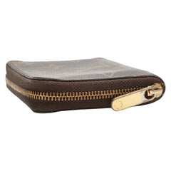 ルイ ヴィトン モノグラム ジッピー コインパース コインケース 小銭入れ M60067 ブラウン PVC レザー レディース LOUIS VUITTON 【中古】