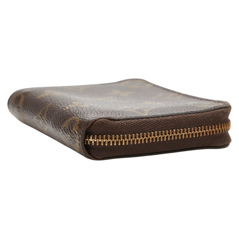 ルイ ヴィトン モノグラム ジッピー コインパース コインケース 小銭入れ M60067 ブラウン PVC レザー レディース LOUIS VUITTON 【中古】