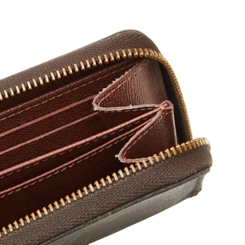 ルイ ヴィトン モノグラム ジッピー コインパース コインケース 小銭入れ M60067 ブラウン PVC レザー レディース LOUIS VUITTON 【中古】