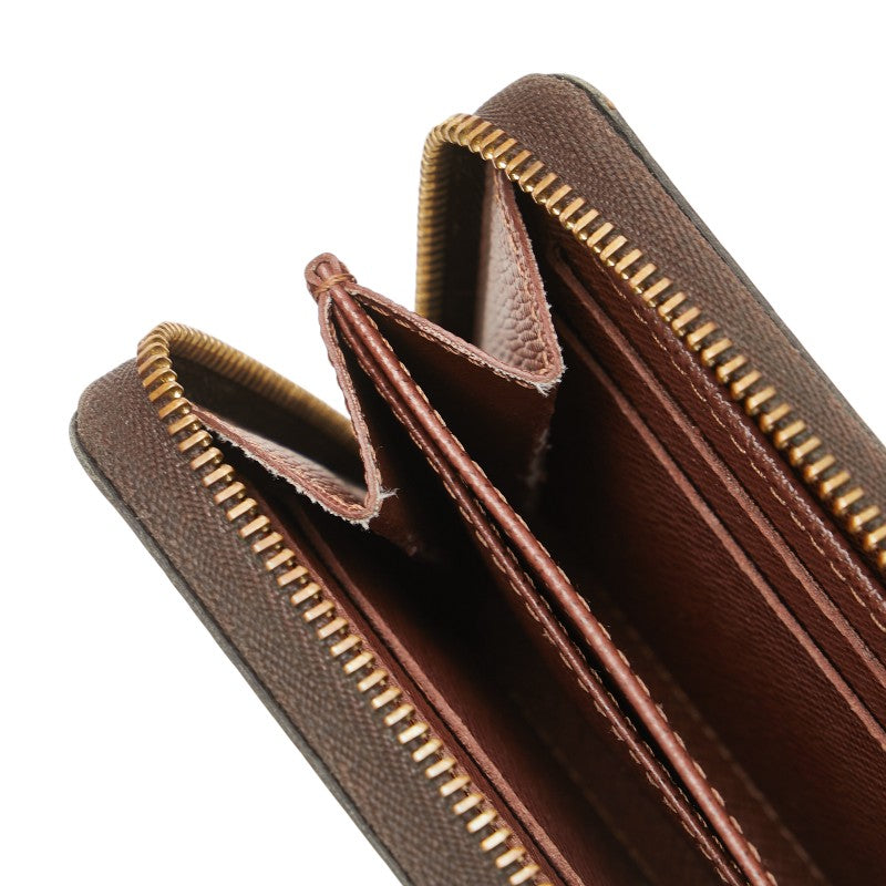 ルイ ヴィトン モノグラム ジッピー コインパース コインケース 小銭入れ M60067 ブラウン PVC レザー レディース LOUIS VUITTON 【中古】
