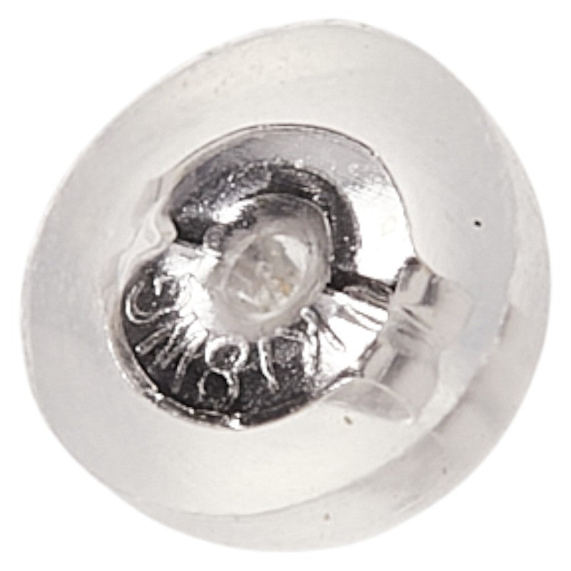 K18WG ホワイトゴールド ダイヤ0.36ct フープ スタッド ピアス レディース 【中古】