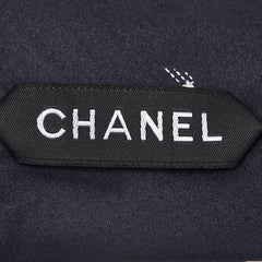 シャネル ココマーク スター 流れ星 ネクタイ ネイビー シルク ポリエステル メンズ CHANEL 【中古】
