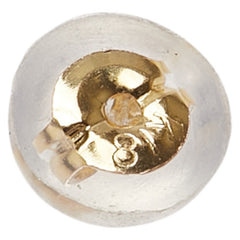 K18YG イエローゴールド リーフ 葉 モチーフ スタッドピアス レディース 【中古】