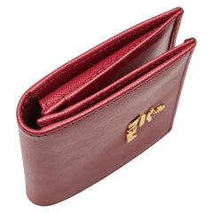 プラダ カードケース 名刺入れ ピンク レザー レディース PRADA 【中古】