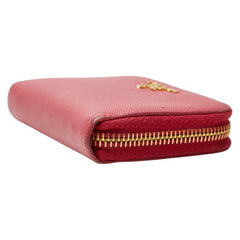 プラダ コインケース 1M0268 ピンク レザー レディース PRADA 【中古】