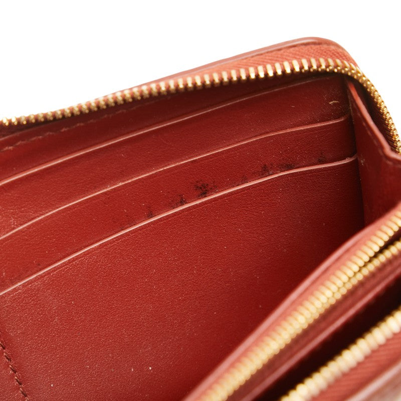 ボッテガヴェネタ イントレチャート 長財布 ブラウン レザー レディース BOTTEGAVENETA 【中古】