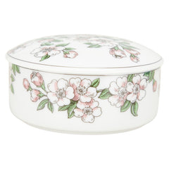 ティファニー ボンボニエール 花 桜 モチーフ 菓子器 小物入れ アクセサリーケース ホワイト ピンク マルチカラー 陶器 レディース TIFFANY&Co. 【中古】