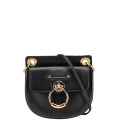 クロエ テス ショルダーバッグ ブラック レザー レディース Chloe 【中古】