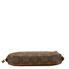 ルイ ヴィトン モノグラム ポシェット マルリーバンドリエール ショルダーバッグ M51828 ブラウン PVC レザー レディース LOUIS VUITTON 【中古】