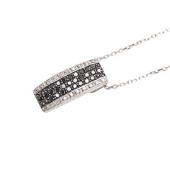 K18WG ホワイトゴールド ダイヤ0.33ct ペンダントネックレス レディース 【中古】