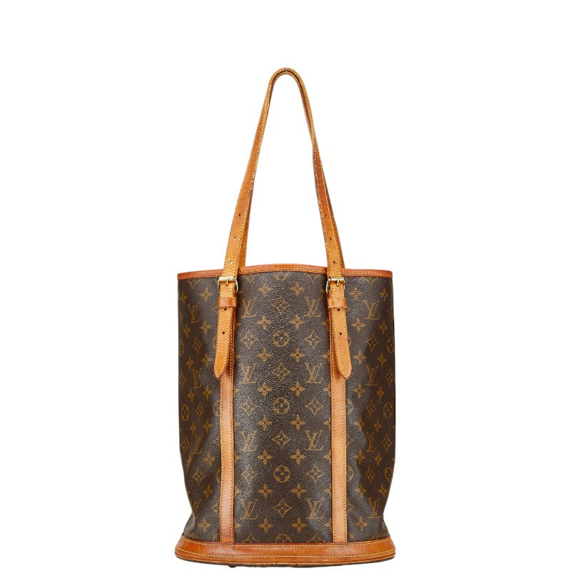 ルイ ヴィトン モノグラム バケットGM トートバッグ ショルダーバッグ M42236 ブラウン PVC レザー レディース LOUIS VUITTON 【中古】