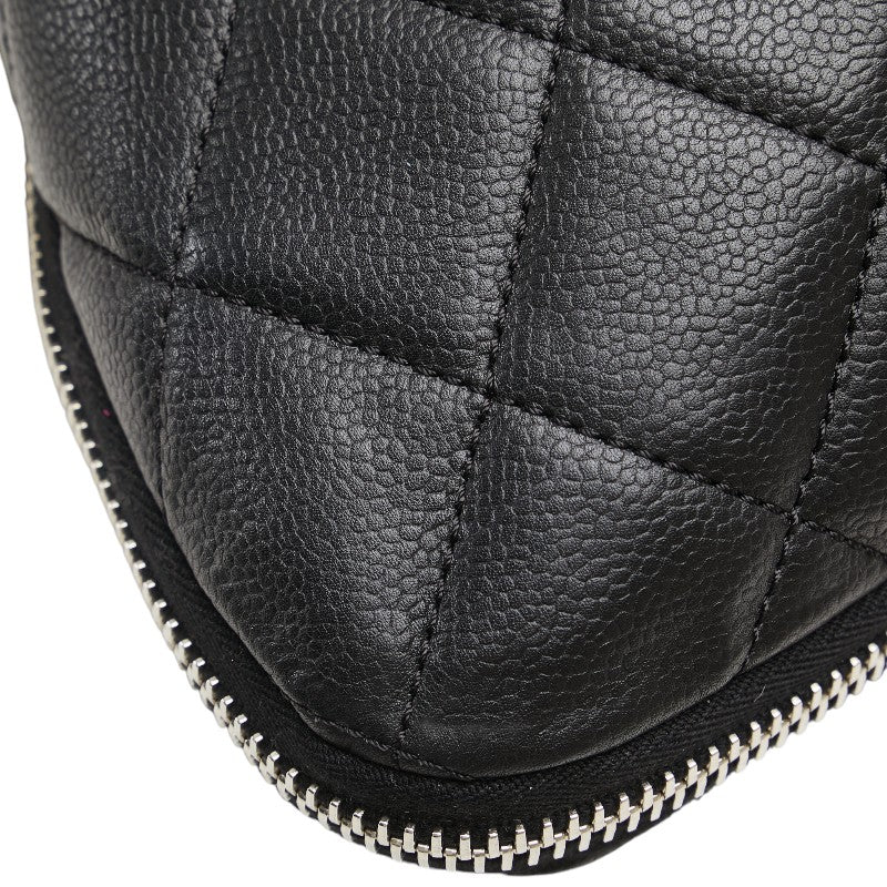 シャネル ココマーク マトラッセ チェーン トートバッグ ブラック ソフトキャビアスキン レディース CHANEL 【中古】