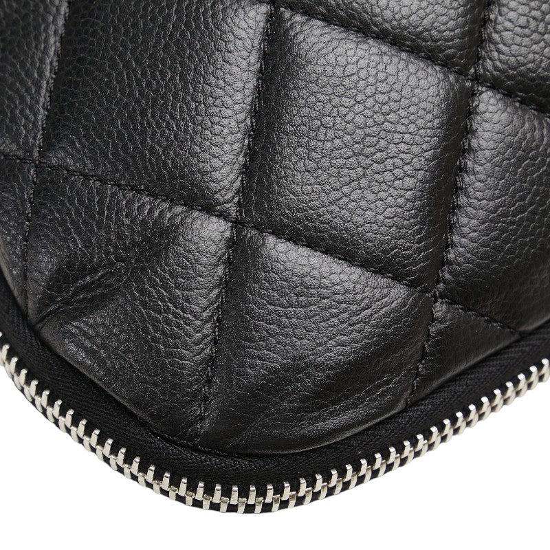 シャネル ココマーク マトラッセ チェーン トートバッグ ブラック ソフトキャビアスキン レディース CHANEL 【中古】