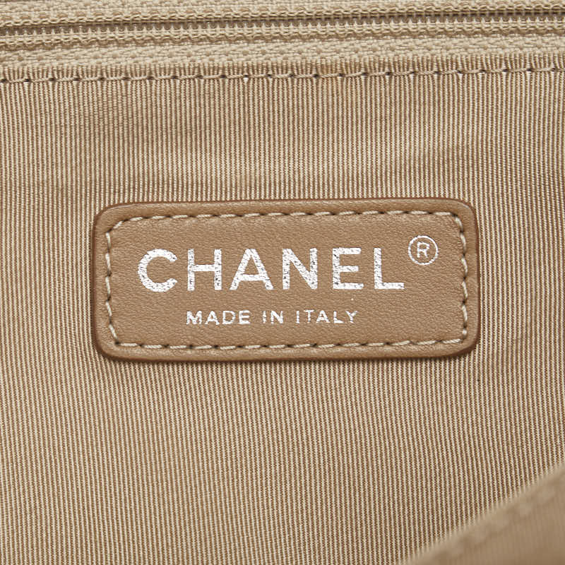シャネル ココマーク マトラッセ チェーン トートバッグ ブラック ソフトキャビアスキン レディース CHANEL 【中古】