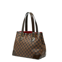 ルイ ヴィトン ダミエ ハムステッドPM トートバッグ ハンドバッグ N51205 エベヌ ブラウン PVC レザー レディース LOUIS VUITTON 【中古】