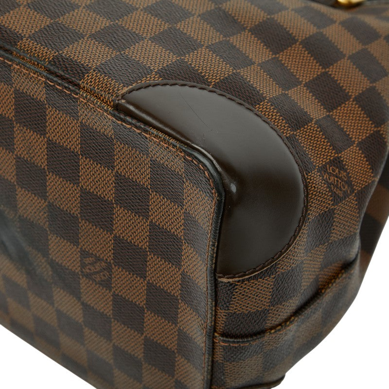 ルイ ヴィトン ダミエ ハムステッドPM トートバッグ ハンドバッグ N51205 エベヌ ブラウン PVC レザー レディース LOUIS VUITTON 【中古】