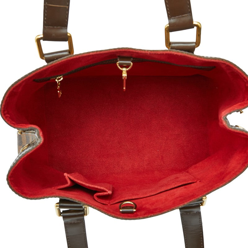 ルイ ヴィトン ダミエ ハムステッドPM トートバッグ ハンドバッグ N51205 エベヌ ブラウン PVC レザー レディース LOUIS VUITTON 【中古】