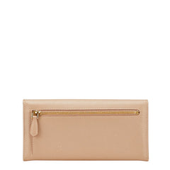プラダ ロゴ 長財布 ベージュ サフィアーノレザー レディース PRADA 【中古】