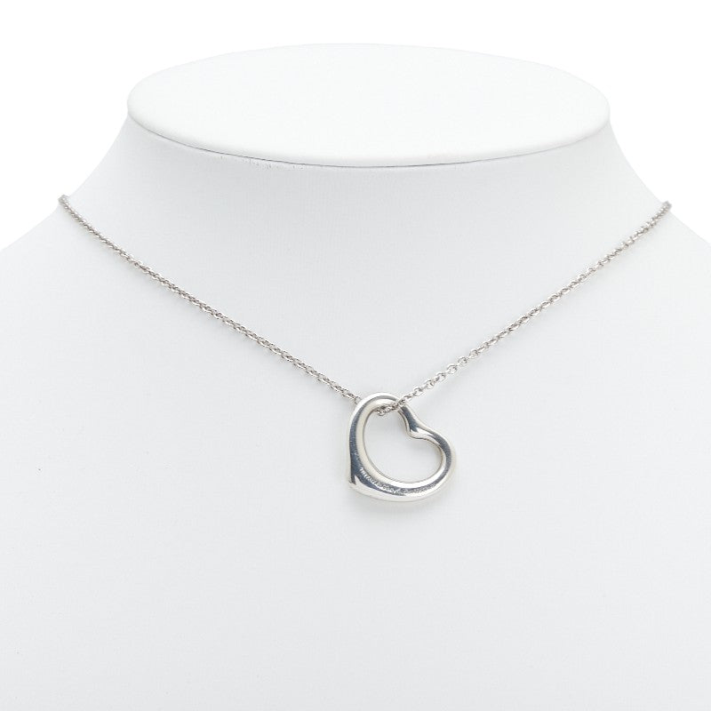 ティファニー オープンハート ネックレス SV925 シルバー レディース TIFFANY&Co. 【中古】