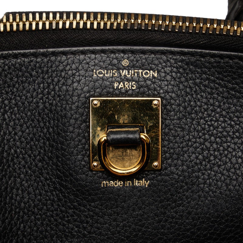 ルイ ヴィトン シティスティーマーPM ハンドバッグ ショルダーバッグ 2WAY M51028 ノワール ブラック レザー レディース LOUIS VUITTON 【中古】