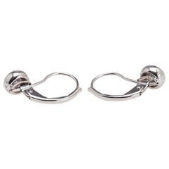 Pt900 プラチナ K14WG ホワイトゴールド コンビ ダイヤ0.515ct ピアス レディース 【中古】