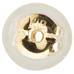 K18YG イエローゴールド 白蝶真珠12.5～12.7mm スタッドピアス レディース 【中古】