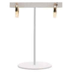 K18YG イエローゴールド ダイヤ0.50ct フープピアス レディース 【中古】