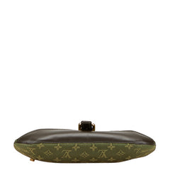 ルイ ヴィトン モノグラムミニラン アン ソフィ ポーチ M92698 カーキ ブラウン キャンバス レザー レディース LOUIS VUITTON 【中古】