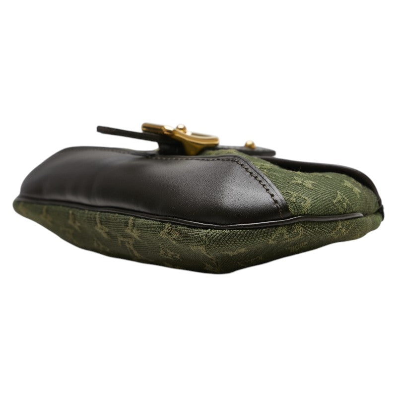 ルイ ヴィトン モノグラムミニラン アン ソフィ ポーチ M92698 カーキ ブラウン キャンバス レザー レディース LOUIS VUITTON 【中古】