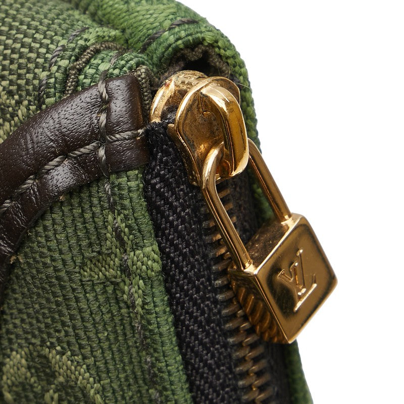 ルイ ヴィトン モノグラムミニラン アン ソフィ ポーチ M92698 カーキ ブラウン キャンバス レザー レディース LOUIS VUITTON 【中古】