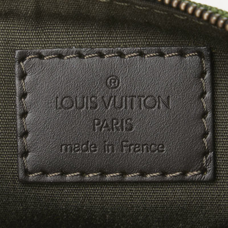 ルイ ヴィトン モノグラムミニラン アン ソフィ ポーチ M92698 カーキ ブラウン キャンバス レザー レディース LOUIS VUITTON 【中古】