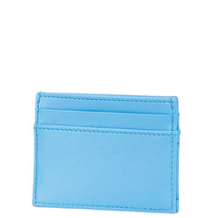 ヴェルサーチェ メデューサ カードケース ブルー レザー レディース VERSACE 【中古】